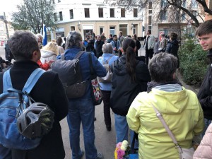 gedenkfeier am georgenplatz