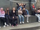 Mit guter Laune in Dresden