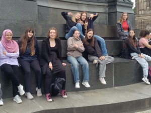 Mit guter Laune in Dresden